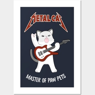 Metal Cat Posters and Art